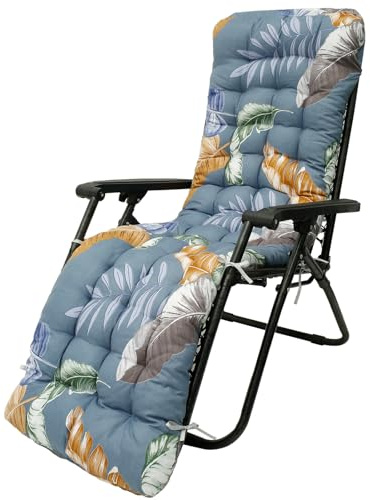 BAODBF Cuscini per sedie da giardino con schienale alto con cuscino, 170 x 50 cm, cuscini per schienale alto, mobili da giardino per sedia a sdraio, altalena (D)