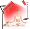 Thérapie par lumière rouge pour le corps et le visage, thérapie par la lumière infrarouge avec support, panneau de lampe de thérapie par lumière rouge, lumière rouge 660 nm et 850 nm LED proche