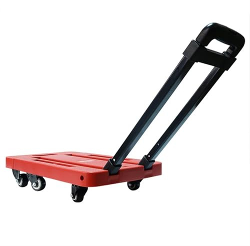 Chariot à main pliable et robuste – Portable pour le camping, les bagages et la maison – Design compact pour un rangement facile – Idéal pour les aventures en plein air et les tâches quotidiennes