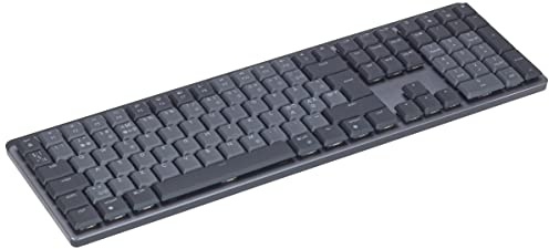 Logitech MX Mechanical trådlöst bakgrundsbelyst tangentbord | taktila brytare, belysta tangenter, Bluetooth, USB-C, macOS, Windows, Linux, iOS, Android, Metal, Pan Nordic QWERTY - Grå