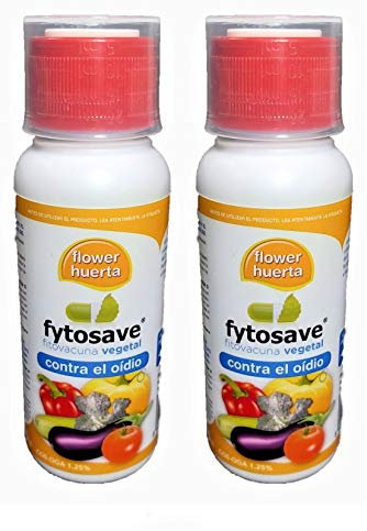 Todo Cultivo Fito Vacuna Vegetal ecológica FYTOSAVE. Prevención de oídio y Cenizas. Cos-oga 1,25%. 150 ml (2x75). Tratamiento 800-1000 m2.