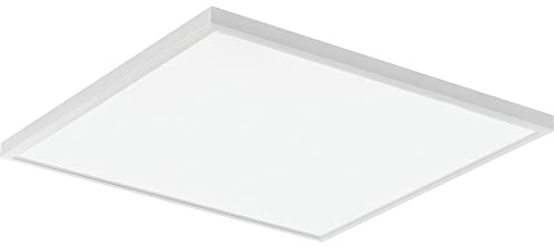 Lithonia Lighting CPANL 2x2 LED Flat Panel Light, 2 ft. by 2 ft. LED Light Panel, Ceiling Lighting Fixture, 3300 Lumens, 3500K/4000K/5000K Switchable CCT, Includes Direct Ceiling Mount Bracket, White