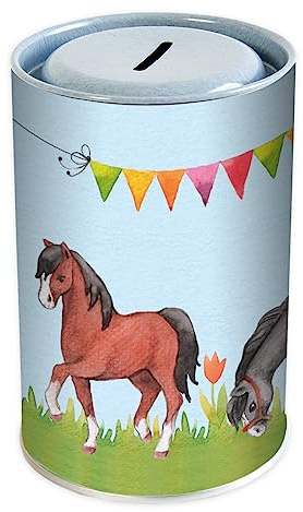 Hucha con diseño de caballo, para niños, con caballos para niñas, ideal como regalo de cumpleaños, escolarización y otras ocasiones