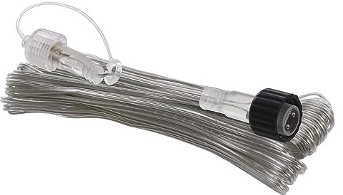 EMOS Connect System 10 m förlängningskabel standard, förlängningsdel B (utan ljusslinga och adapter), extra kabel för ljuskedjor, IP44 för inomhus- och utomhusbruk, enkel installation, transparent