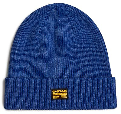 G-Star Herren Geffo Long Beanie, Blau (Racing Blue D25511-D784-888), PC