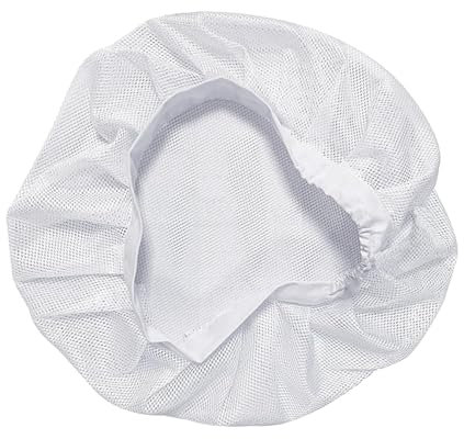 rockible Kochmütze, Lebensmittelservice, Haarnetz, Haarkappe, leichte Kochmütze, Netzkappe für Kellnerin, Catering, Fabrik, Restaurant, Bäcker, Weiß