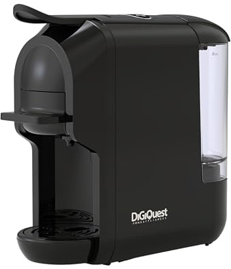 DIGIQUEST COFFY Multi-Komponenten-Kaffeemaschine | Modul für Lavazza A Modo Mio® Kapseln enthalten | kurzer und langer Kaffee | Leistung 1450 W | 0,6 Liter | 19 Bar | für jeden Geschmack geeignet