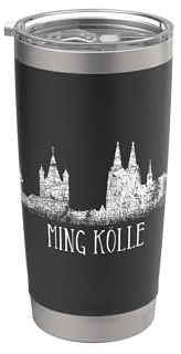 Colonia Skyline Ming Kölle Il mio amante della cattedrale di Bicchiere termico in acciaio inox doppia parete