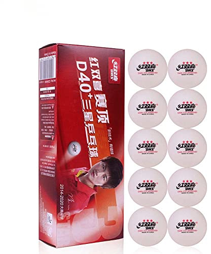 10 x DHS D40 + 3 Star 3STAR bianco palline da ping pong stelle