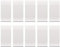 BTicino ASTN4003N Kit10pz LL - Deviatore 1P 16A 1 m Bianco, 10 Pezzi