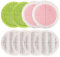 GreeSuit 8 Stück Ersatz Mikrofaser Pads Kompatibel mit Livington Steam Twister, 16cm Reinigungspads Mop Pads für alle Böden und Oberflächen