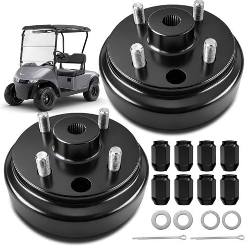 LEAPGOMAX EZGO Brake Drum hub 1 Inch Large Hole Fine Spline for 1992 up 4 Cycle Gas EZGO TXT/Medalist/RXV/Marathon/MPT/Columbia Golf Cart OEM#21807G1, 41843-94