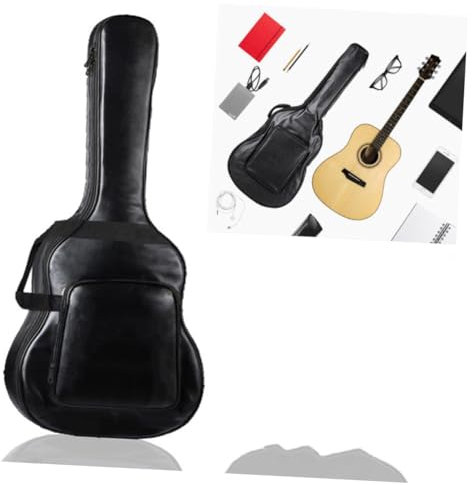 Toyvian Doppelschulter-gitarrentasche Für Akustikgitarren Gitarrentasche Saiteninstrumentenpaket Mit Ergonomischem Design Seitengurten Großer Außentasche Und Robustem Material Für Reisen u