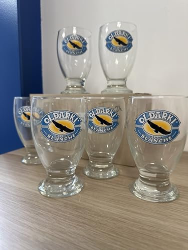Générique Lot 6 verres bière basque oldarki blanche, 25 cl, neuf