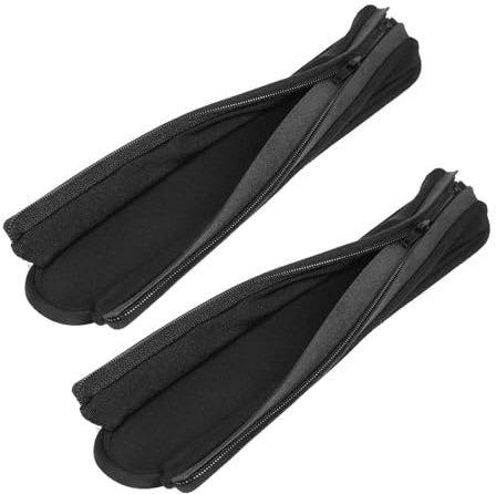 2 cuscinetti universali per archetto di ricambio, chiusura lampo, copricapo per cuffie, morbidi e confortevoli, pratici accessori per cuffie per uso quotidiano e da viaggio