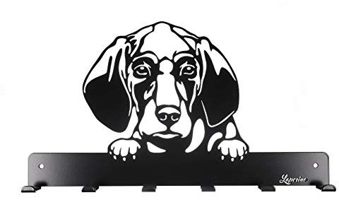 Laperino Schicke und praktische Hundegarderobe * Weimaraner * im Hundedesign XL 450mm Breit-Leinenhalter