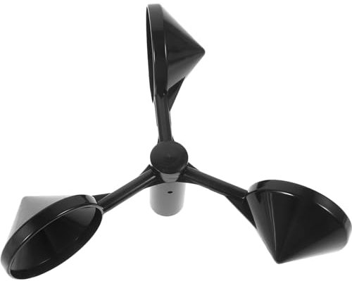 Baluue Anemómetro De Copa De Viento De Repuesto Anemómetro Con Sensor De Velocidad Del Viento Tres Tazas