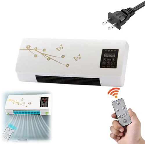 Split Max Aire Acondicionado Portatil, 2024 New Wall Mounted Air Conditioner for Bedroom Living Room,AC Unit for Bedroom(Green)