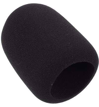 POPETPOP Escudo Antiexplosión Para Micrófono Negro Funda De Esponja Protectora Accesorio Para Micrófono Para Grabaciones De Estudio