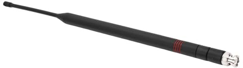 TIKATARER Wireless Microphone Receiver Antenna, 35cm Aluminum Alloy BNC Antenna with 360 Rotation, Full Frequency Band, Ideal for Mic Systems