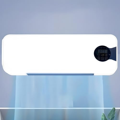 LaYiQimn Aire Acondicionado Portatil,Enfriador de Aire portátil de Pared con Control Remoto, Mini Ventilador para Dormitorio, Sala de Estar y Oficina.