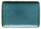 Rose & Tulipani - Bandeja rectangular azul, juego de 2 piezas - Decoración del hogar, cocina - Línea Concierto de Colores - Cuencos de Cocina - Stoneware - Ø 27; 19 cm
