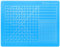 3d Stifte Unterlage Silikon matte, 3d Stifte Zubehörteil 27 * 21.5cm Durchscheinend Blau Zeichenwerkzeug mit Basisvorlagen für Kind und Anfänger, Geschenke zum Kindertag