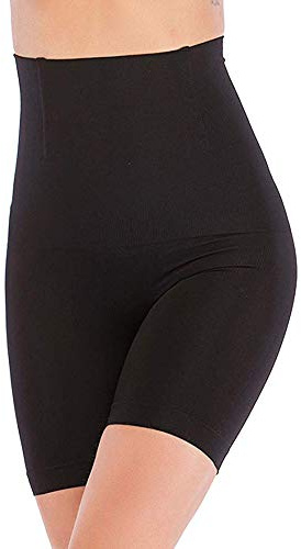 ANGOOL Culottes Sculptantes Femme Taille Haute Minceur Gainante Amincissante Ventre Plat Invisible Panty Abdominale Récupération Slip, Noir, L