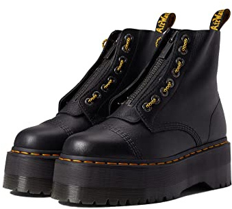 Dr. Martens Women's Vegan Sinclair Fashion Boot, Black Oxford, 6