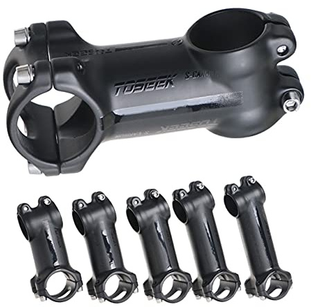 PLATT Potence de Guidon en Alliage Aluminium pour randonnée à vélo VTT 31.8mm 6/17 degrés 60mm/70mm/110mm
