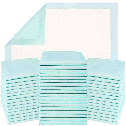 GREEN LIFESTYLE Underpads - Chucks Pads Disposable Adults, for use as Incontinence, Pet, Pee Pads for Dogs, Cats, Bunny, Seniors (Pack of 50 - 36x36)