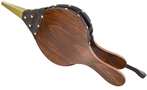 DYWISHKEY Kaminbalg, Leder, Hellbraun