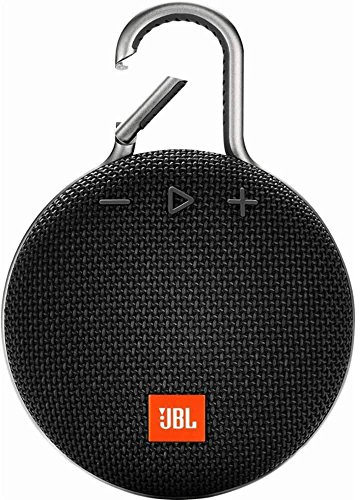 JBL Clip 3 – Enceinte Bluetooth portable avec mousqueton – Étanchéité IPX7 – Autonomie 10hrs – Qualité audio JBL – Noir