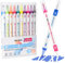 EooUooIP Textmarker, 10 Textmarker Radierbar Set mit Doppelköpfen, Pastell Textmarker für Glattes Schreiben, Marker, Lernen, Malen, Aesthetic School Stuff