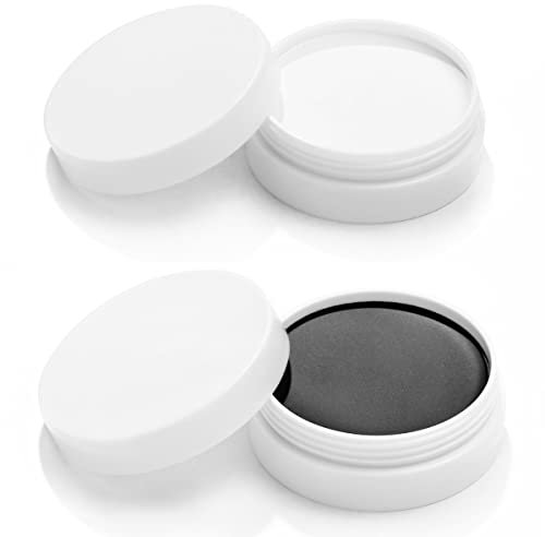 KARLOR Gesichtsfarbe 30g x 2 Körperfarbe Face Painting Body Paint, professionell Schminkfarbe wasserdicht für Erwachsene Makeup Halloween Karneval Fasching Cosplay(schwarz & weiß)