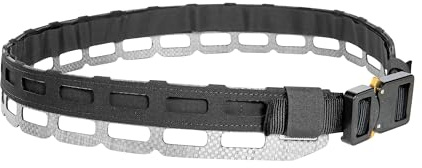 Tasmanian Tiger TT Basic Battle Belt taktischer Einsatz-Gürtel, Ausrüstungs- und Dienst-Gürtel mit Cobra Schließe und Tegris, Schwarz