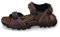 camel active Herren Trekking Sandalen, Männer Sandalen,Wechselfußbett,Halbschuhe,College Schuhe,Loafer,Businessschuhe,Schoko,47 EU