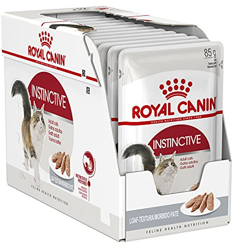 Royal Canin Instinctive Mousse | 12 x 85 g | Aliment complet pour chats adultes de 12 mois et plus | Peut aider à maintenir la santé des voies urinaires