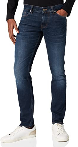 7 For All Mankind Men's JSD4L390HB Jeans, Dark Blue, 36
