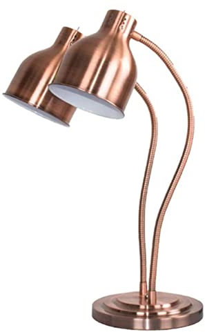 CHUANGRUN Lampe Chauffante À Double Tête, Chauffe-Plats, avec Deux Ampoules, Lampe Chauffante Commerciale Électrique Autonome, Restaurant De Cuisine D'hôtel Buffet Garder Les Aliments Au Chaud