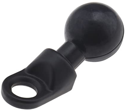 eMagTech Base de Montage Boule d'alliage d'aluminium Base de Boule d'adaptateur Tête de Boulon Coudée Compatible avec RAM Taille B Support de Sontage de Téléphone Moto 1 Pouce