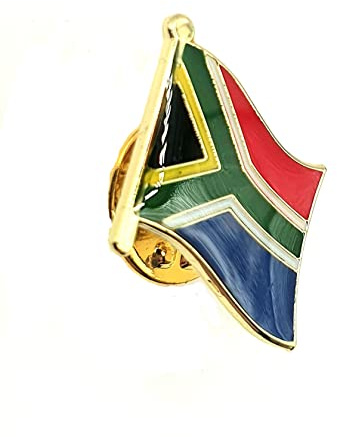 Sydafrika afrikansk metall emalj landsflagga pin emblem, Metall