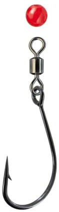 JENZI Einzelhaken mit Wirbel Gr. 4-2/0 Inhalt 5 Stück Spoonhaken Meerforellenhaken (Gr. 2)