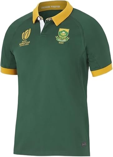 HCOISINI Camiseta del Estadio RWC Springbok 2023, Camiseta de Rugby, Camiseta de fútbol de Entrenamiento for Hombres(Blue,4XL)