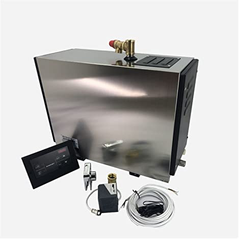 Kit generador de ducha de vapor, Sistema comercial de ducha de ducha de vapor autodenadoras automáticas de acero inoxidable Generador de vapor húmedo y seco Equipo de sauna Generación de vapor de vapo