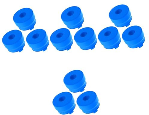 HOMSFOU 12pezzi Coperchi Silicone Per Brocche Riutilizzabili e Impermeabili Copertura Antispruzzo Per Contenitori Facile Usare e