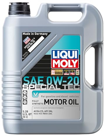 LIQUI MOLY Special Tec V SAE 0W-20 | 5 L | Fully synthetic engine oil | SKU: 20200