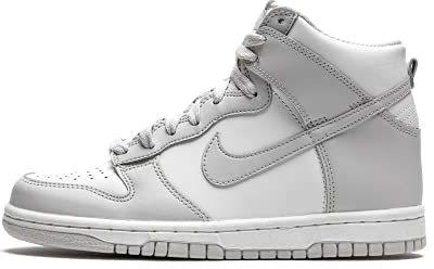 Nike Dunk High (GS) Chaussure de Basketball, White Vast Grey White, 36 EU