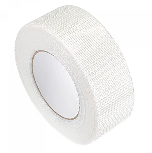 sourcing map Fugenband Trockenbau Selbstklebend Glasfaserkunststoff 2x164ft Pflaster 2mm Netz