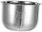 ULTECHNOVO Auskleidung für Reiskocher Ersatztopf elektrischer Innentopf Klebreiskocher Antihaft-Reiskesseltopf Slow Cooker Pot Slow Cooker innen elektrischer Kochtopf Rostfreier Stahl Silber
